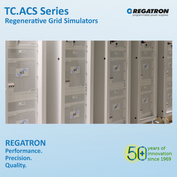 REGATRON's TC.ACS Grid Simulators – Flexibility Is Decisive!