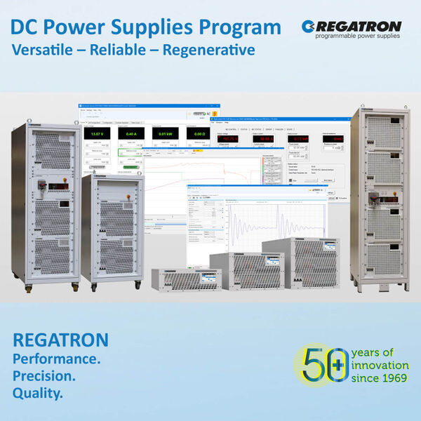 REGATRON's Advanced and Extensive DC Power Supplies Program