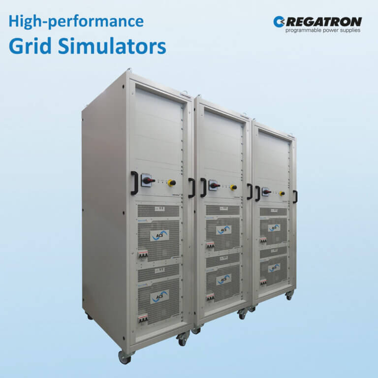 World-wide Recognized High-performance Grid Simulators from REGATRON